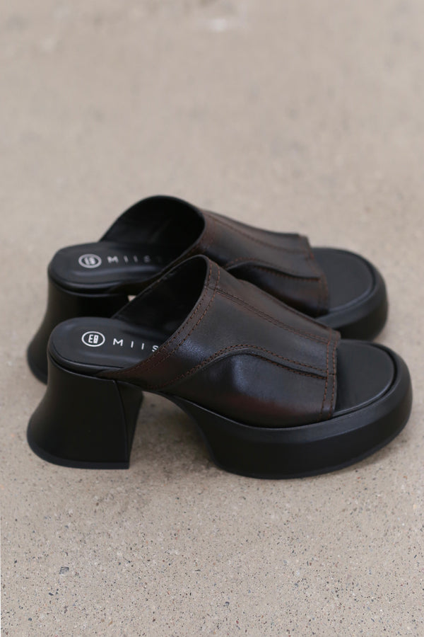 Miista Lotta New Brown Sandals MST-E8_3852-BROWN